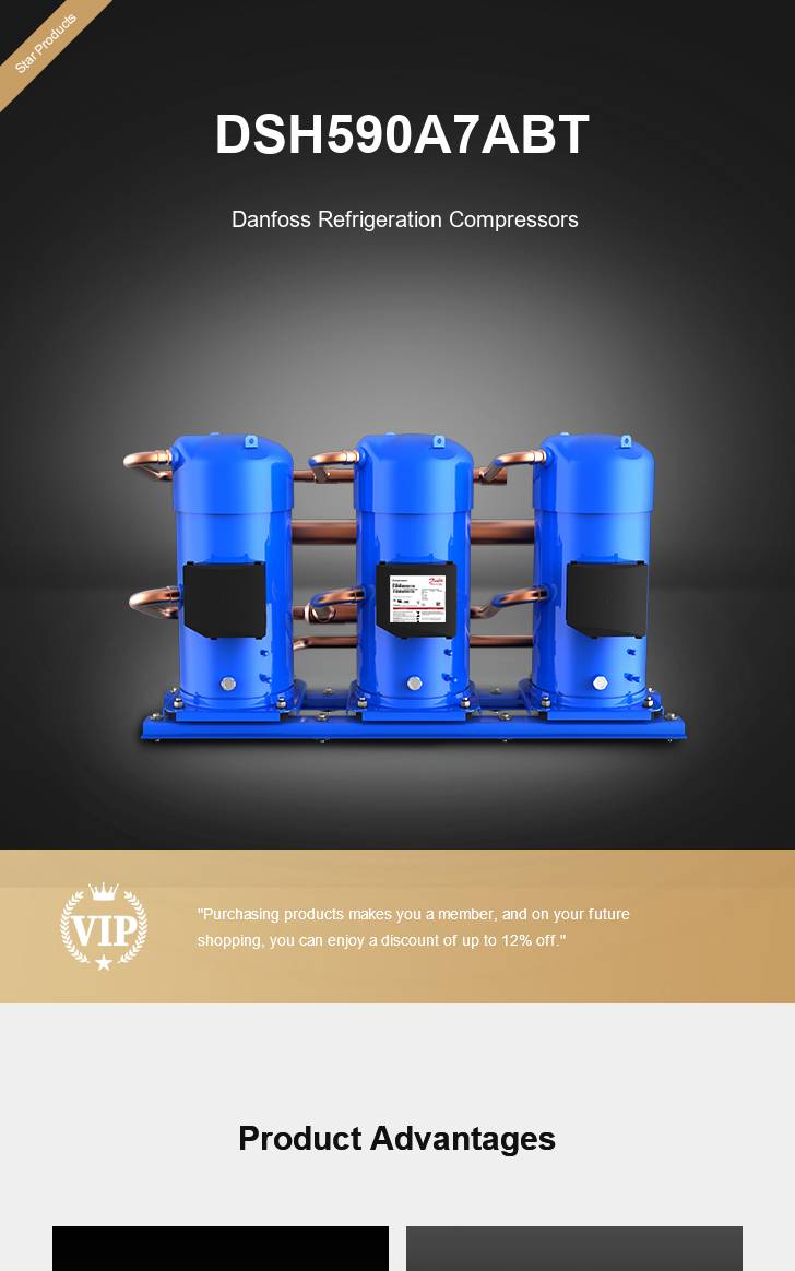 Danfoss Compressor DSH590A7ABT, technical parameters pdf, structure diagram